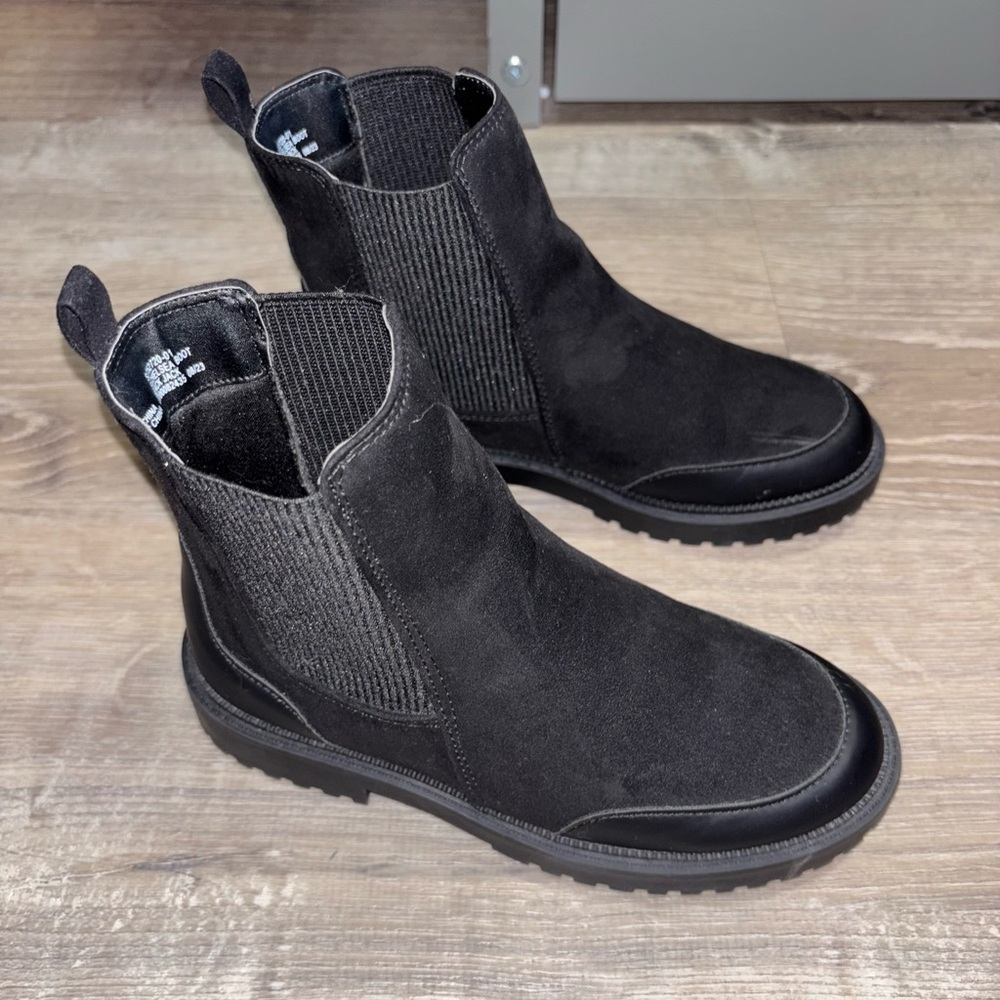 Black Suede Ankle Boots